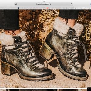 Freebird (Free Bird) Norway boot in Olive US Women’s size 8